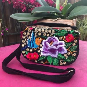 Mexican Embroidered Crossbody